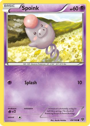 Spoink (49) Reverse Holofoil - XY Base Set