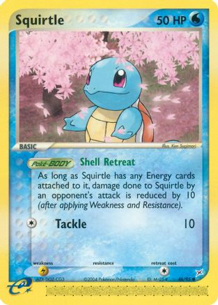 Squirtle (46) Reverse Holofoil - Team Magma vs Team Aqua