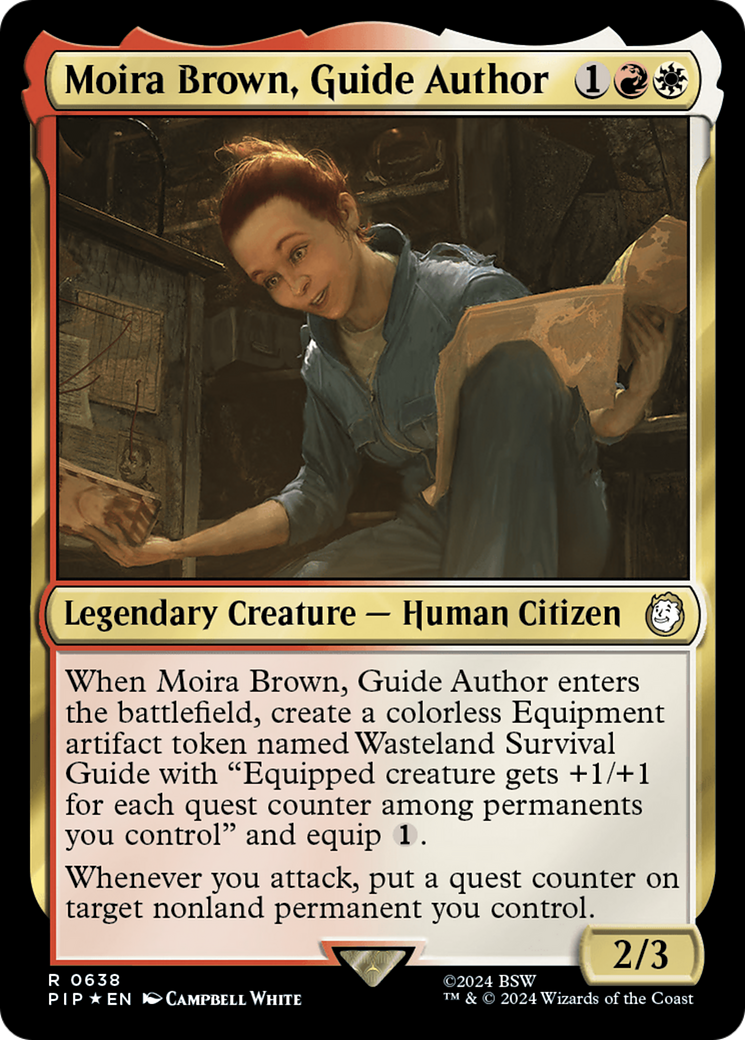 Moira Brown, Guide Author (Surge Foil) [Fallout] | Silver Goblin