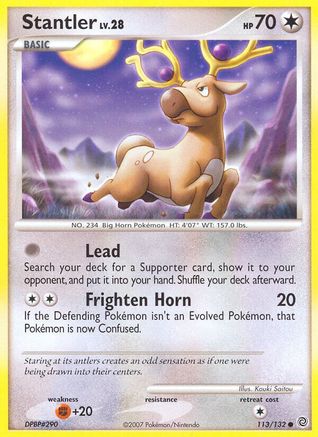 Stantler (113) Reverse Holofoil - Secret Wonders