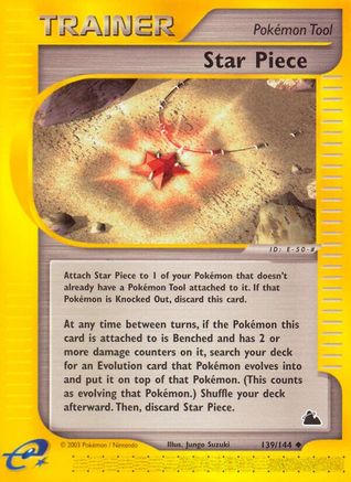 Star Piece (139) Reverse Holofoil - Skyridge