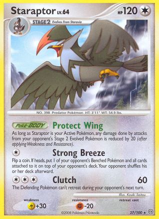Staraptor (27) Reverse Holofoil - Stormfront
