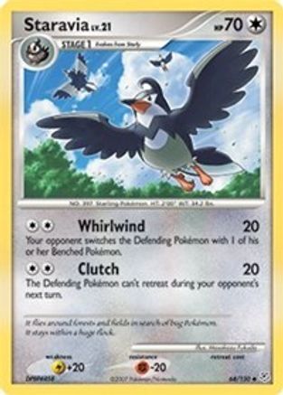 Staravia (64) Reverse Holofoil - Diamond and Pearl