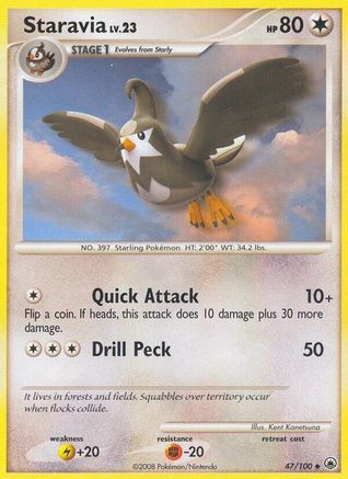 Staravia (47/100) [Diamond & Pearl: Majestic Dawn] | Silver Goblin