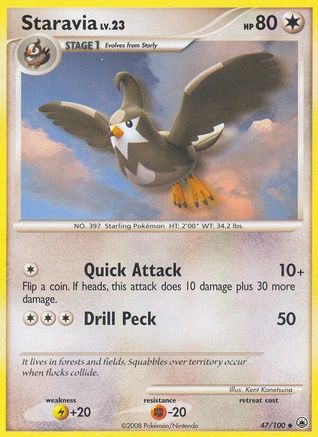 Staravia (47) Reverse Holofoil - Majestic Dawn