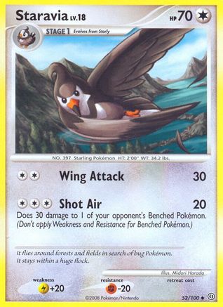 Staravia (52) Reverse Holofoil - Stormfront