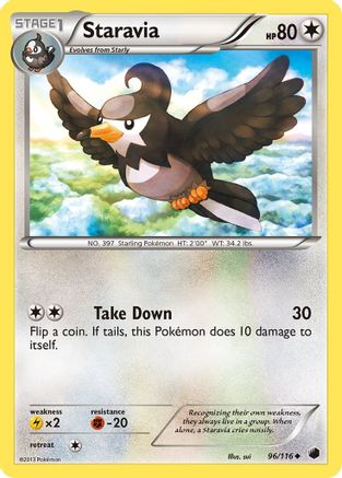 Staravia (96) Reverse Holofoil - Plasma Freeze