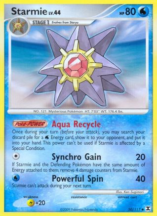Starmie (50) Reverse Holofoil - Rising Rivals