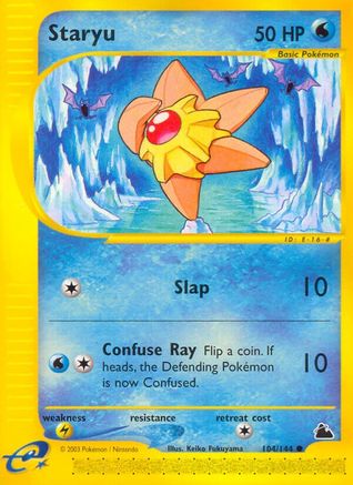 Staryu (104) (104) Reverse Holofoil - Skyridge