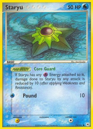 Staryu (75) Reverse Holofoil - Hidden Legends