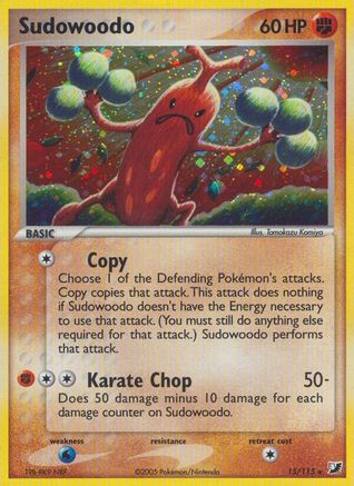 Sudowoodo (15) Reverse Holofoil - Unseen Forces