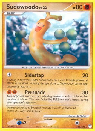 Sudowoodo (35) Reverse Holofoil - Mysterious Treasures