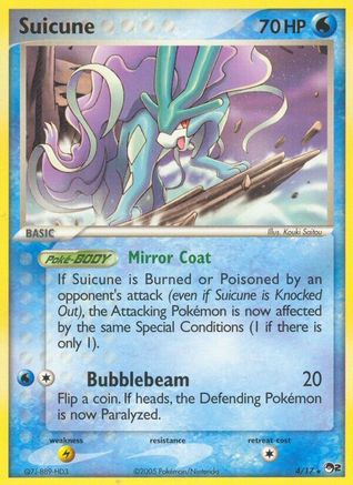 Suicune (4) Holofoil - POP Series 2