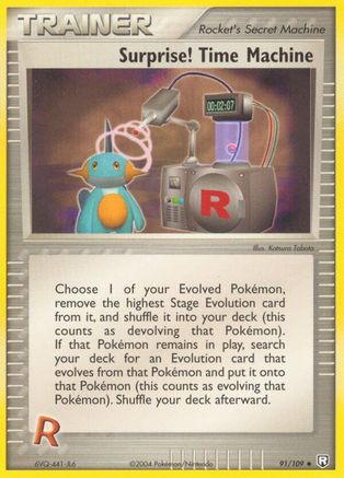 Surprise! Time Machine (91) Reverse Holofoil - Team Rocket Returns
