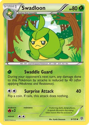 Swadloon (9) Reverse Holofoil - Plasma Storm