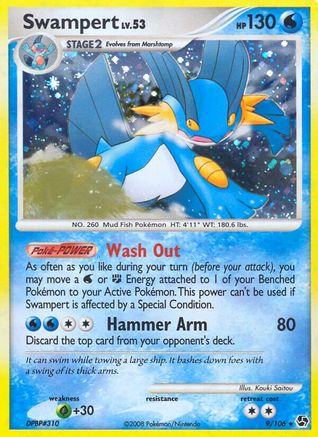 Swampert (9) Reverse Holofoil - Great Encounters