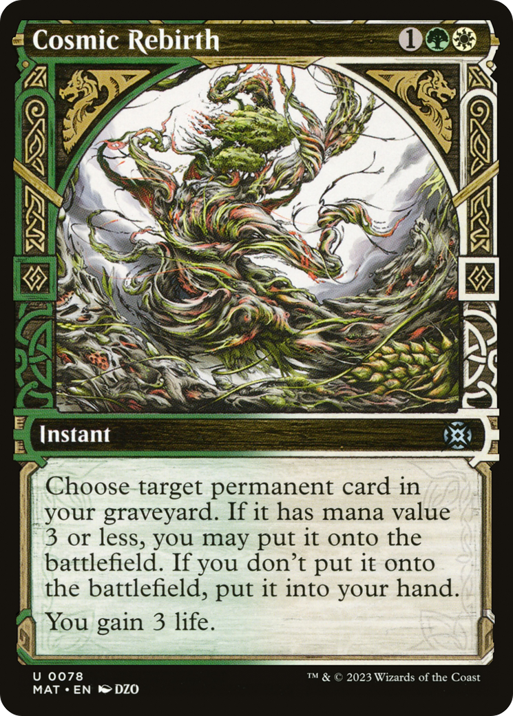 Cosmic Rebirth (Showcase) [March of the Machine: The Aftermath] Foil