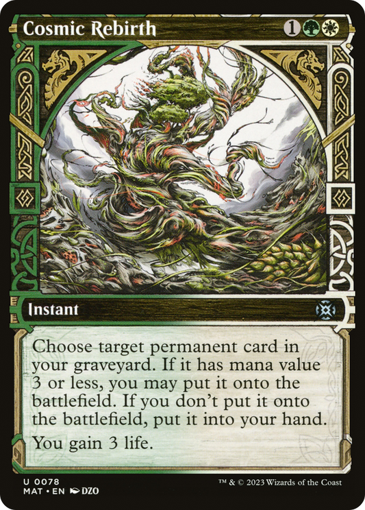 Cosmic Rebirth (Showcase) [March of the Machine: The Aftermath] Foil