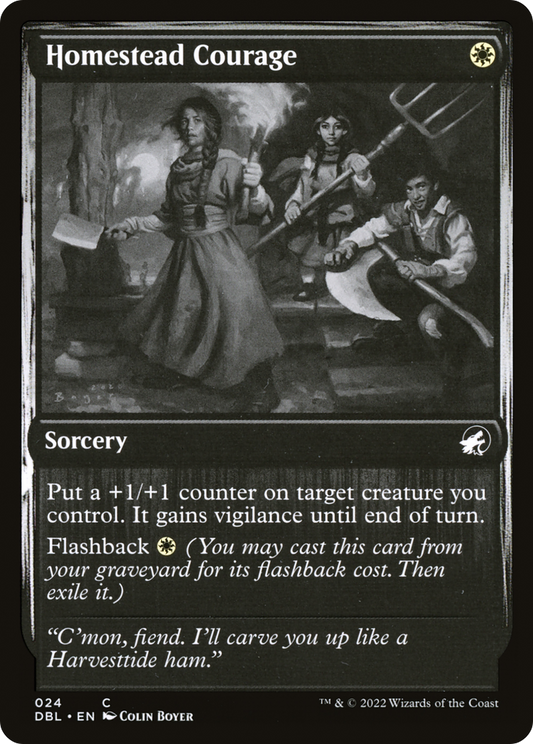 Homestead Courage [Innistrad: Double Feature] Foil