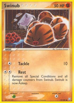 Swinub (79) Reverse Holofoil - Team Rocket Returns