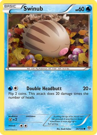 Swinub (26) Reverse Holofoil - Plasma Storm