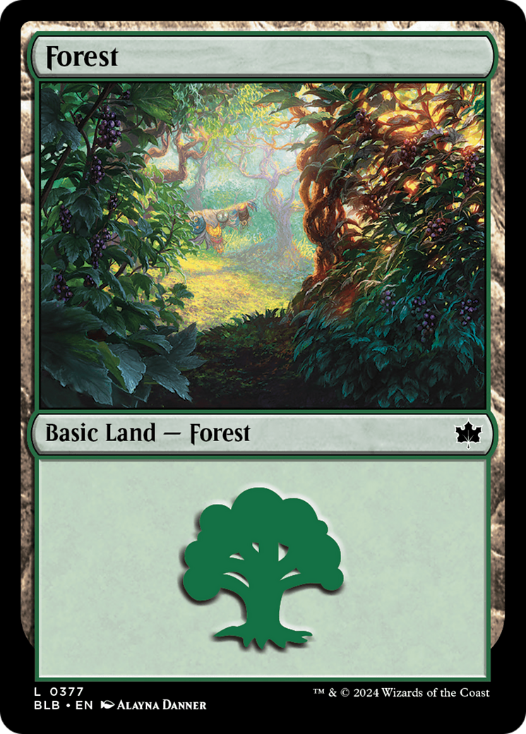 Forest (0377) [Bloomburrow] | Silver Goblin
