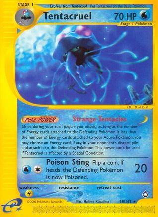 Tentacruel (38) Reverse Holofoil - Aquapolis