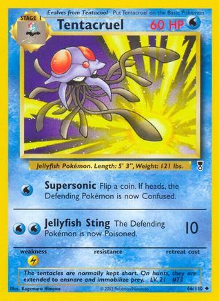 Tentacruel (66) Reverse Holofoil - Legendary Collection