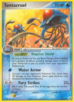 Tentacruel (45) Reverse Holofoil - Legend Maker