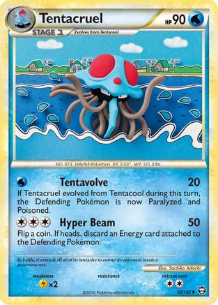 Tentacruel (50) Reverse Holofoil - Triumphant
