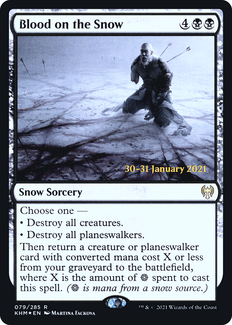 Blood on the Snow [Kaldheim Prerelease Promos] | Silver Goblin