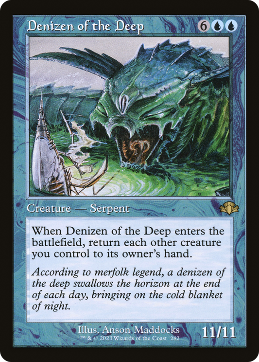 Denizen of the Deep (Retro) [Dominaria Remastered] Foil