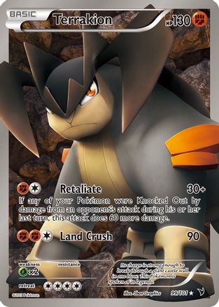 Terrakion (99/101) [Black & White: Noble Victories] | Silver Goblin