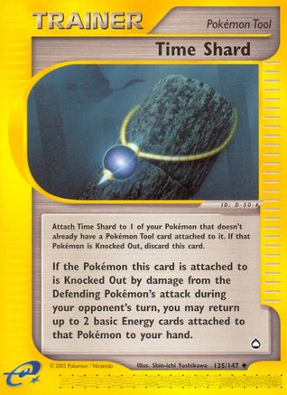 Time Shard (135) Reverse Holofoil - Aquapolis