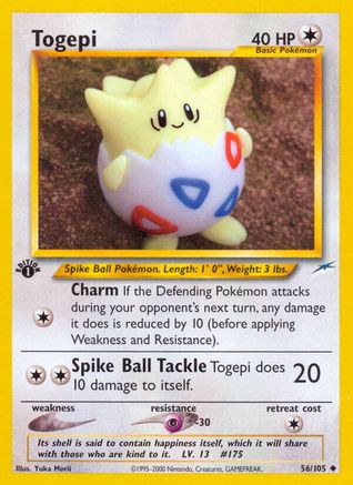Togepi (56) 1st Edition - Neo Destiny