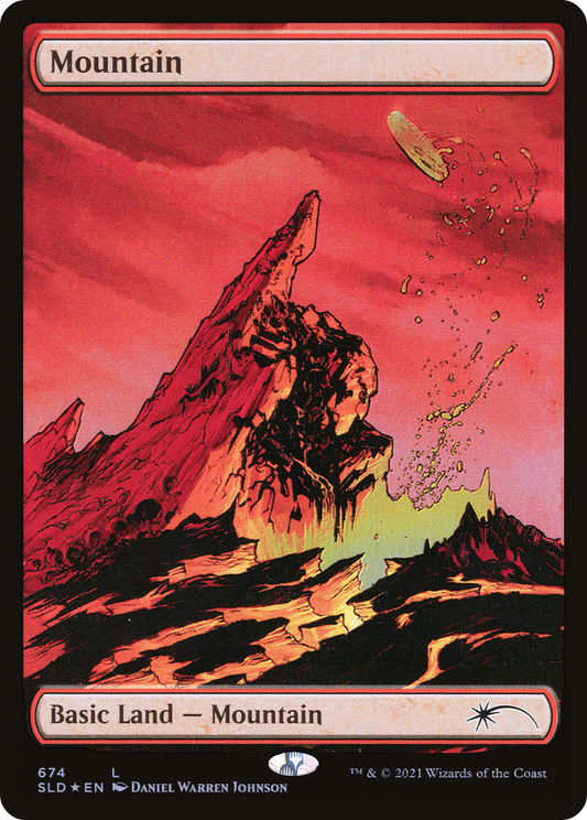 Mountain (674) Foil - Secret Lair Drop