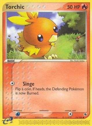 Torchic - 74/109 (74) Reverse Holofoil - Ruby and Sapphire