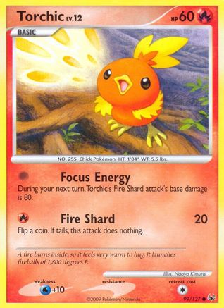 Torchic (99) Reverse Holofoil - Platinum