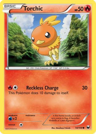 Torchic (14) Reverse Holofoil - Dark Explorers