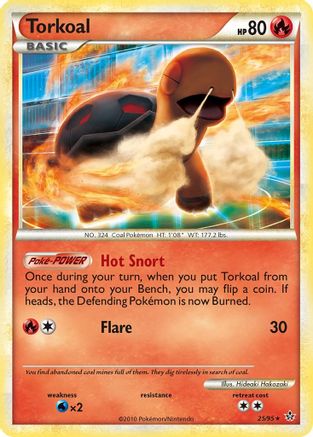 Torkoal (25) Reverse Holofoil - Unleashed