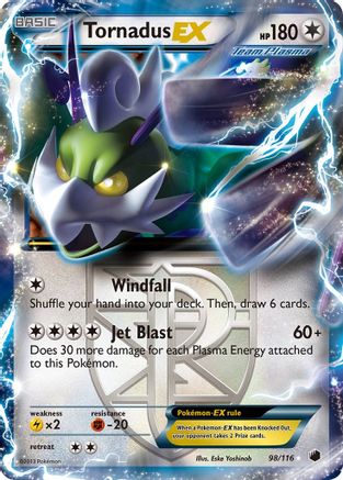 Tornadus EX (Team Plasma) (98) Holofoil - Plasma Freeze