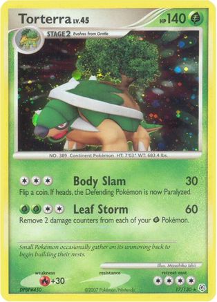 Torterra (17) Holofoil - Diamond and Pearl