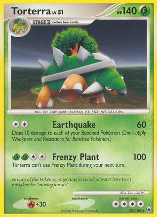Torterra (30) Reverse Holofoil - Majestic Dawn