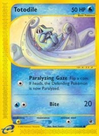 Totodile (135) (135) Reverse Holofoil - Expedition