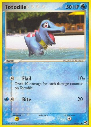 Totodile (79) Reverse Holofoil - Hidden Legends