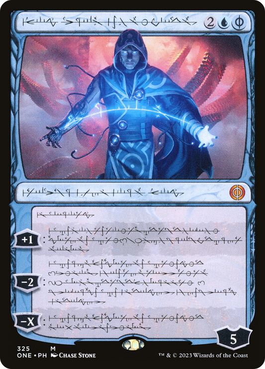 Jace, the Perfected Mind (Phyrexian) [Phyrexia: All Will Be One] Foil