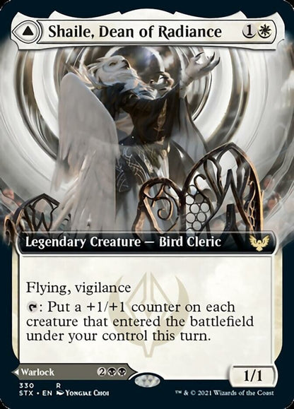 Shaile, Dean of Radiance // Embrose, Dean of Shadow (Extended Art) [Strixhaven: School of Mages] Foil