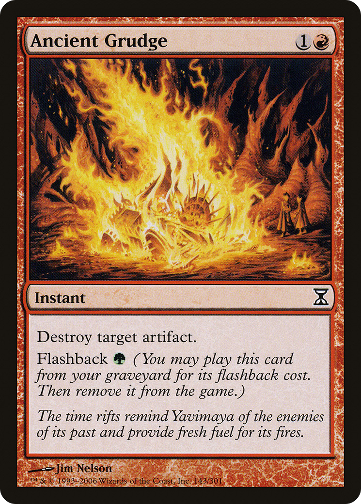 Ancient Grudge (143) - Time Spiral Foil