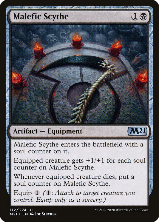 Malefic Scythe [Core Set 2021] Foil