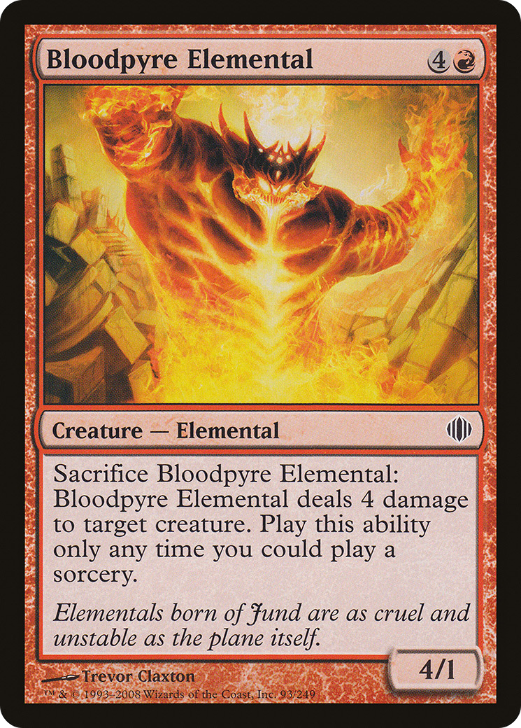 Bloodpyre Elemental [Shards of Alara] | Silver Goblin